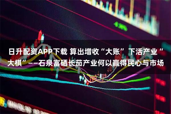 日升配资APP下载 算出增收“大账” 下活产业“大棋”——石泉富硒长茄产业何以赢得民心与市场